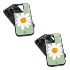 Trendy Glass Back Mobile Case for iPhone, Samsung, Redmi, OnePlus, Google Pixel, Motorola