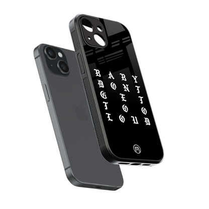 don't get too loud back phone cover | glass case for iphone 13 mini