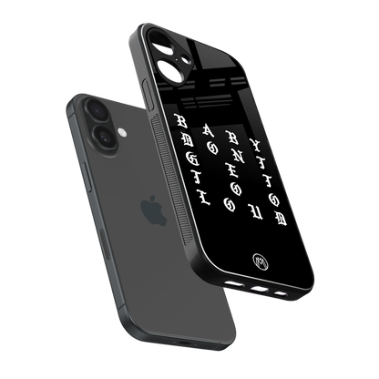 don't get too loud back phone cover | glass case for iphone 16 plus