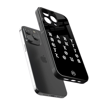 don't get too loud back phone cover | glass case for iphone 16 pro max