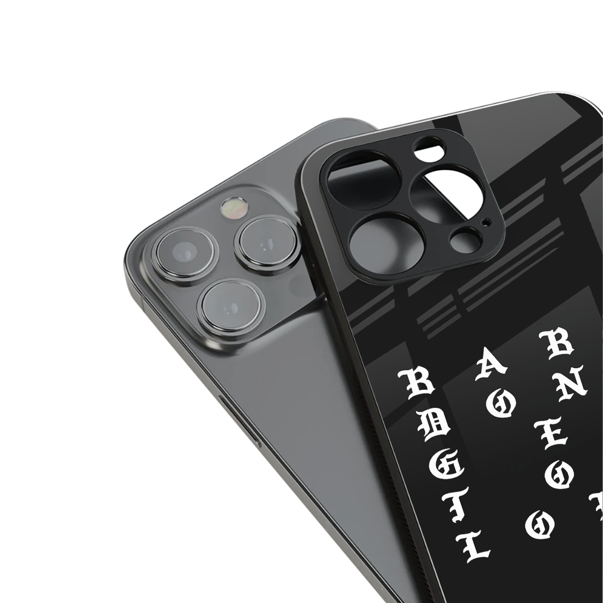 don't get too loud back phone cover | glass case for iphone 13 pro max