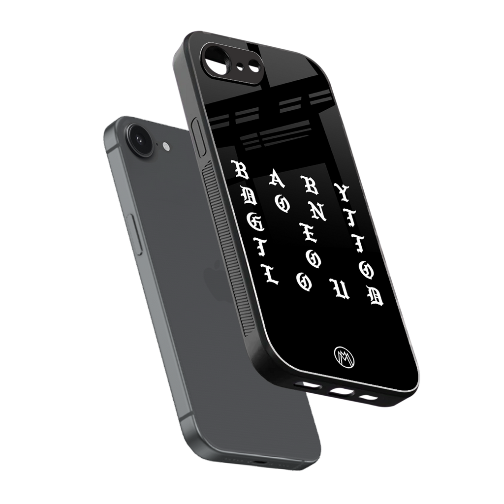 don't get too loud back phone cover | glass case for iphone 16e