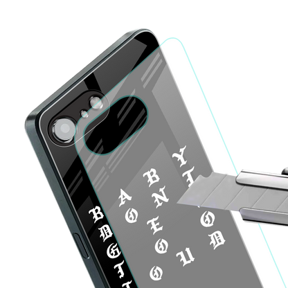 don't get too loud back phone cover | glass case for iphone 16e