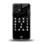 don't get too loud back phone cover | glass case for nothing phone 1