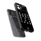 don't get too loud back phone cover | glass case for nothing phone 2