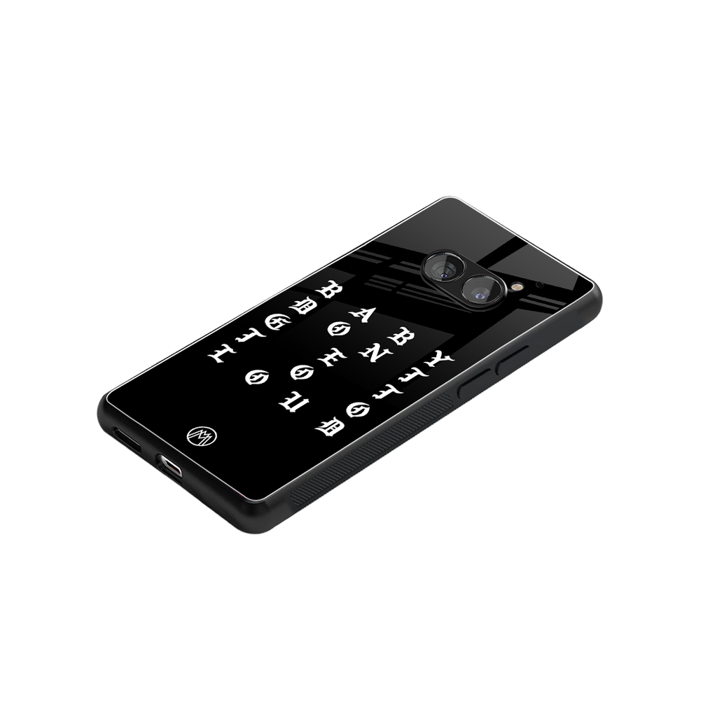 don't get too loud back phone cover | glass case for nothing phone 2a