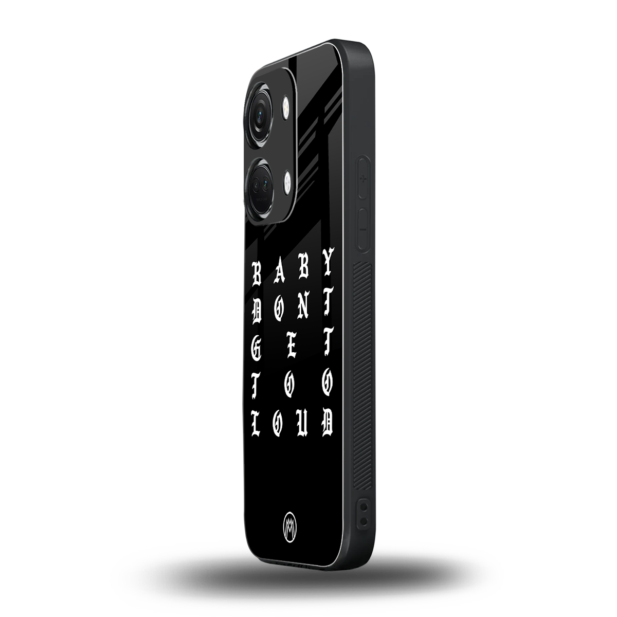 don't get too loud back phone cover | glass case for oneplus nord 3