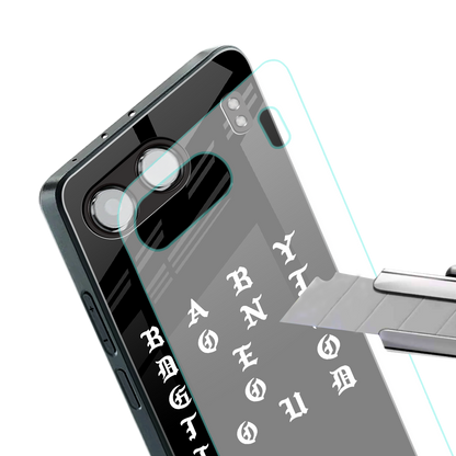 don't get too loud back phone cover | glass case for oneplus nord 4
