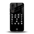don't get too loud back phone cover | glass case for oneplus nord ce 4 lite