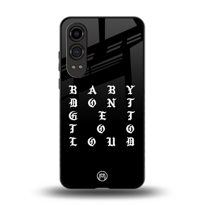 don't get too loud back phone cover | glass case for oneplus nord ce 4 lite