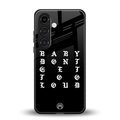 don't get too loud back phone cover | glass case for samsung galaxy s25