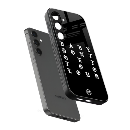 don't get too loud back phone cover | glass case for samsung galaxy s24 plus