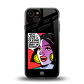 don't give a flying chappal back phone cover | glass case for iphone 13