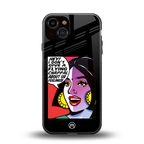 don't give a flying chappal back phone cover | glass case for iphone 13