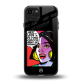 don't give a flying chappal back phone cover | glass case for iphone 15