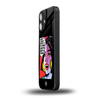 don't give a flying chappal back phone cover | glass case for iphone 16