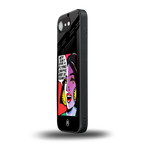 don't give a flying chappal back phone cover | glass case for iphone 16e