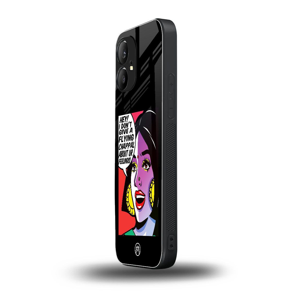 don't give a flying chappal back phone cover | glass case for nothing phone 1