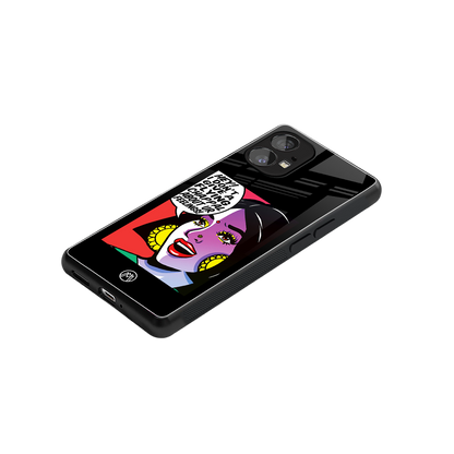 don't give a flying chappal back phone cover | glass case for nothing phone 1