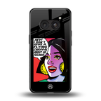 don't give a flying chappal back phone cover | glass case for nothing phone 2a