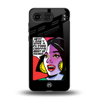 don't give a flying chappal back phone cover | glass case for oneplus nord 4