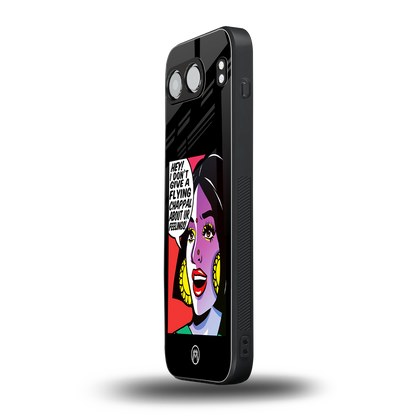 don't give a flying chappal back phone cover | glass case for oneplus nord 4