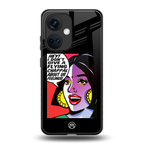 don't give a flying chappal back phone cover | glass case for oneplus nord ce 3
