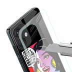 don't give a flying chappal back phone cover | glass case for oneplus nord ce 3