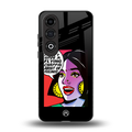 don't give a flying chappal back phone cover | glass case for oneplus nord ce 4