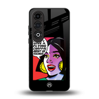 don't give a flying chappal back phone cover | glass case for oneplus nord ce 4