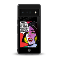 don't give a flying chappal back phone cover | glass case for google pixel 6 pro