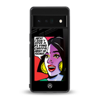 don't give a flying chappal back phone cover | glass case for google pixel 6 pro