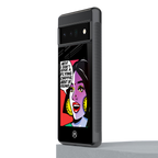 don't give a flying chappal back phone cover | glass case for google pixel 6 pro