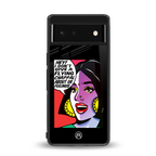 don't give a flying chappal back phone cover | glass case for google pixel 6