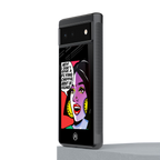 don't give a flying chappal back phone cover | glass case for google pixel 6