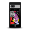 don't give a flying chappal back phone cover | glass case for Google Pixel 7