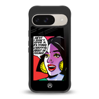 don't give a flying chappal back phone cover | glass case for google pixel 9