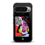 don't give a flying chappal back phone cover | glass case for google pixel 9 pro