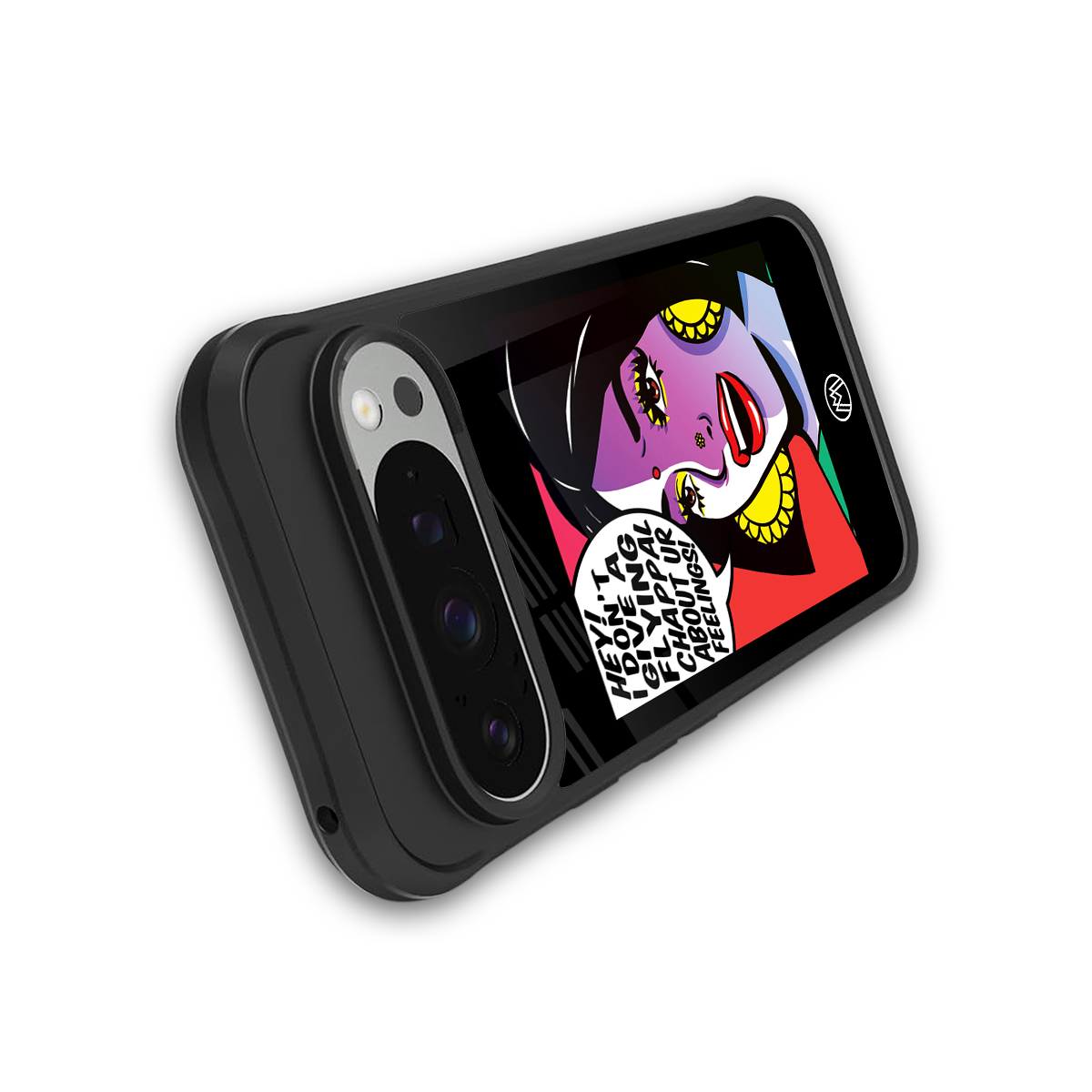 don't give a flying chappal back phone cover | glass case for google pixel 9 pro