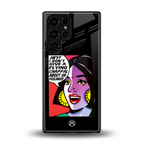 don't give a flying chappal back phone cover | glass case for samsung galaxy s25 ultra