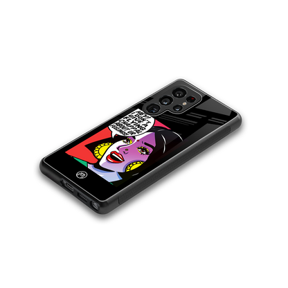 don't give a flying chappal back phone cover | glass case for samsung galaxy s25 ultra