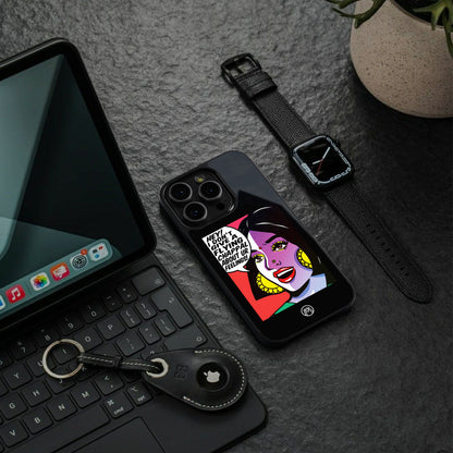 don't give a flying chappal back phone cover | glass case for google pixel 9 pro xl