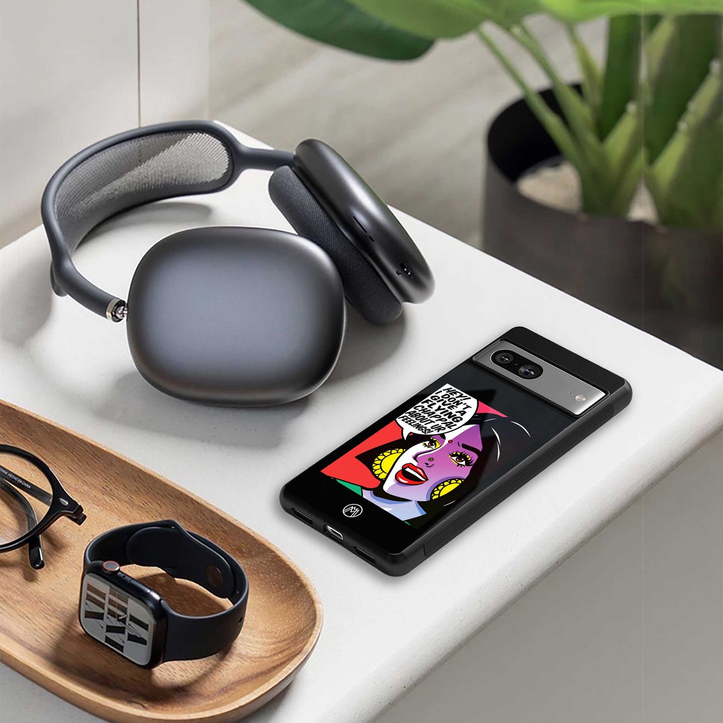 don't give a flying chappal back phone cover | glass case for iphone 14 pro max