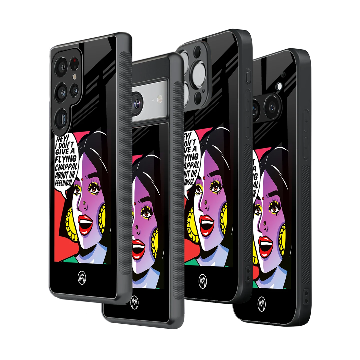 Stylish Glass Back Case for All Smartphones – iPhone, Samsung, OnePlus, Pixel, Redmi, Oppo, Vivo, Motorola