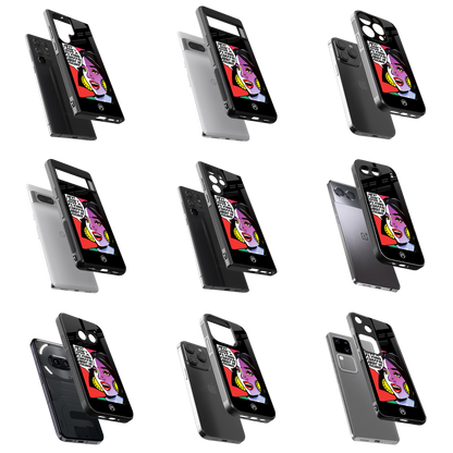Durable Glass Back Mobile Case for iPhone, Samsung, OnePlus, Google Pixel, Redmi, Vivo, Oppo