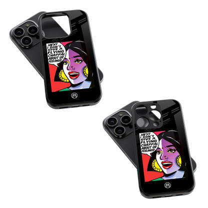Trendy Glass Back Mobile Case for iPhone, Samsung, Redmi, OnePlus, Google Pixel, Motorola