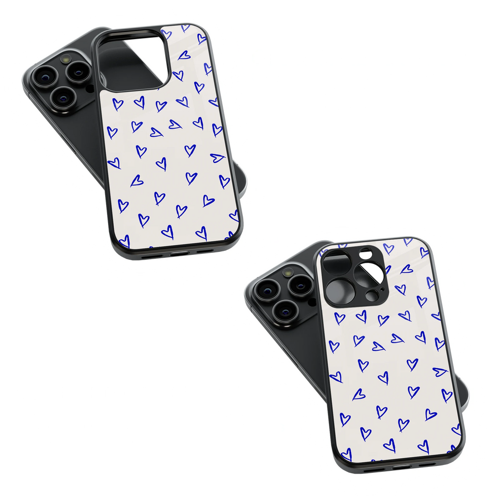 Trendy Glass Back Mobile Case for iPhone, Samsung, Redmi, OnePlus, Google Pixel, Motorola