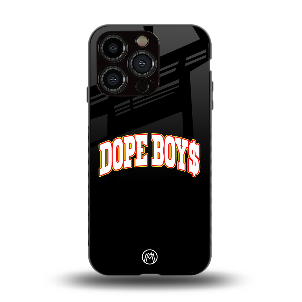 dope boys back phone cover | glass case for iphone 13 pro