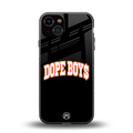 dope boys back phone cover | glass case for iphone 13