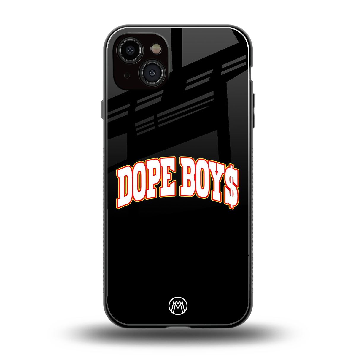 dope boys back phone cover | glass case for iphone 15 plus